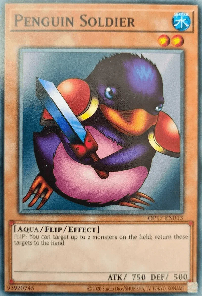 Aqua, Common, Flip Monster, OTS Tournament Pack 17, Unlimited, Water Penguin Soldier [OP17-EN013] Common - Trading Card World