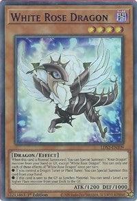 1st Edition, Dark, Dragon, Effect Monster, Legendary Duelists: Season 2, Ultra Rare White Rose Dragon (Purple) [LDS2-EN109] Ultra Rare - Trading Card World