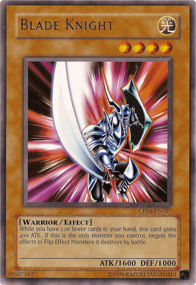 Champion Pack 6, Effect Monster, Light, Rare, Unlimited, Warrior Blade Knight [CP06-EN007] Rare - Trading Card World