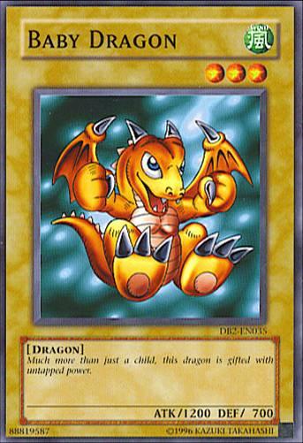 Common, Dark Beginning 2, Dragon, Normal Monster, Unlimited, Wind Baby Dragon [DB2-EN035] Common - Trading Card World