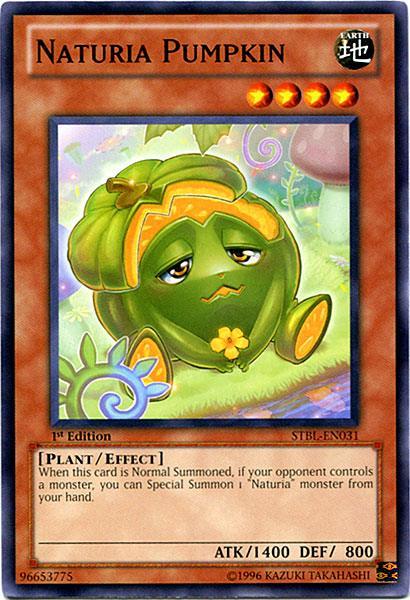 1st Edition, Common, Earth, Effect Monster, Plant, Starstrike Blast, Unlimited Naturia Pumpkin [STBL-EN031] Common - Trading Card World