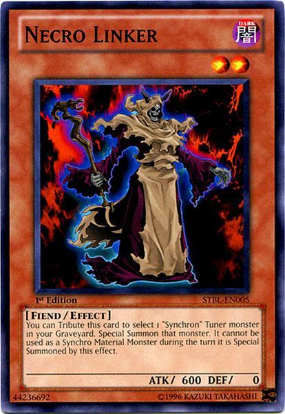 1st Edition, Common, Dark, Effect Monster, Fiend, Starstrike Blast, Unlimited Necro Linker [STBL-EN005] Common - Trading Card World