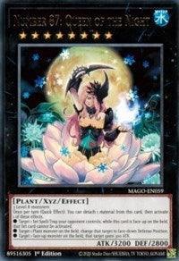 1st Edition, Maximum Gold, Plant, Rare, Water, Xyz/Effect Monster Number 87: Queen of the Night [MAGO-EN059] Rare - Trading Card World
