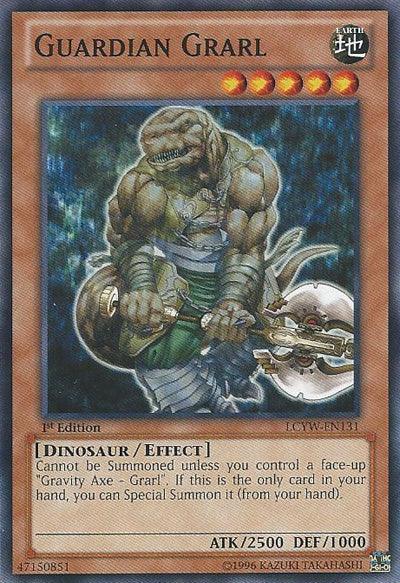 1st Edition, Common, Dinosaur, Earth, Effect Monster, Legendary Collection 3: Yugi's World, Unlimited Guardian Grarl [LCYW-EN131] Common - Trading Card World