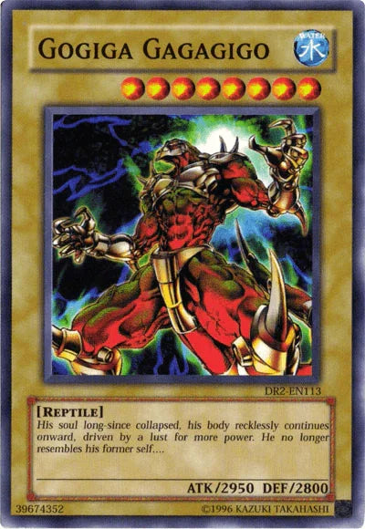 Common, Dark Revelation Volume 2, Normal Monster, Reptile, Unlimited, Water Gogiga Gagagigo [DR2-EN113] Common - Trading Card World