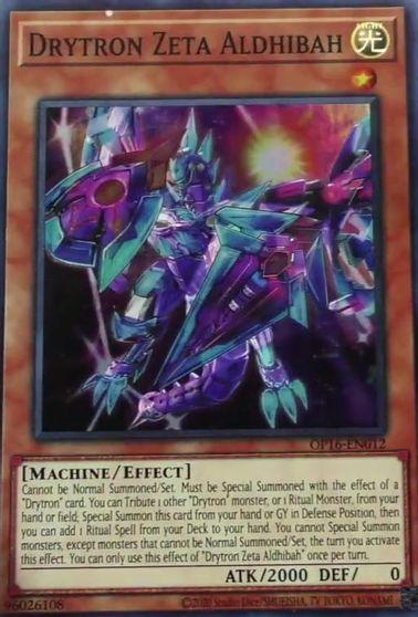 Effect, Light, Machine, OTS Tournament Pack 16, Super Rare, Unlimited Drytron Zeta Aldhibah [OP16-EN012] Super Rare - Trading Card World