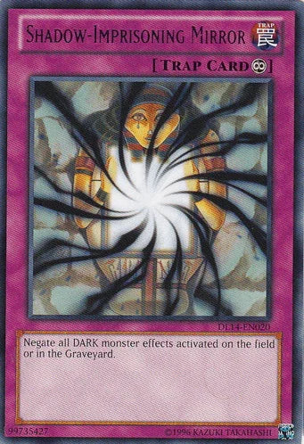 Continuous Trap, Duelist League Promo, Rare, Trap, Unlimited Shadow-Imprisoning Mirror (Blue) [DL14-EN020] Rare - Trading Card World