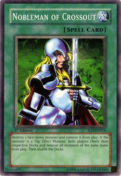 1st Edition, Common, Normal Spell, Spell, Structure Deck: Zombie Madness, Unlimited Nobleman of Crossout [SD2-EN016] Common - Trading Card World