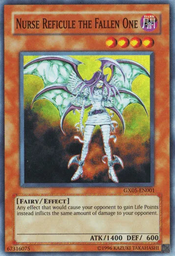 Dark, Effect monster, Fairy, Limited, PS2 Yugioh GX The Beginning of Destiny, Super Rare Nurse Reficule the Fallen One [GX05-EN001] Super Rare - Trading Card World