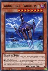 1st Edition, Dark, Effect Monster, Genesis Impact, Machine, Rare World Legacy - "World Lance" [GEIM-EN058] Rare - Trading Card World