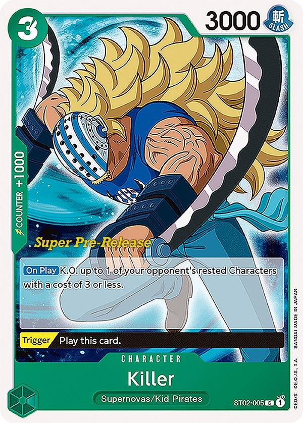 Character, Common, Kid Pirates, Starter Decks, Super Pre-Release Starter Deck: Worst Generation, Supernovas Killer [Super Pre-Release Starter Deck: Worst Generation] - Trading Card World