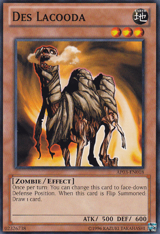 Astral Pack 3, Common, Earth, Effect Monster, Unlimited, Zombie Des Lacooda [AP03-EN018] Common - Trading Card World