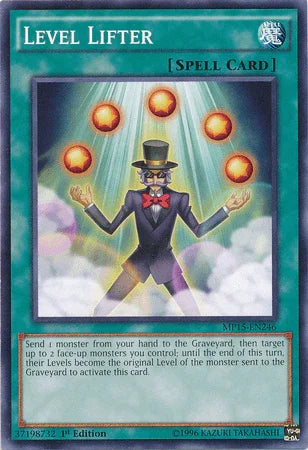 1st Edition, 2015 Mega-Tins Mega Pack, Common, Normal Spell, Spell Level Lifter [MP15-EN246] Common - Trading Card World