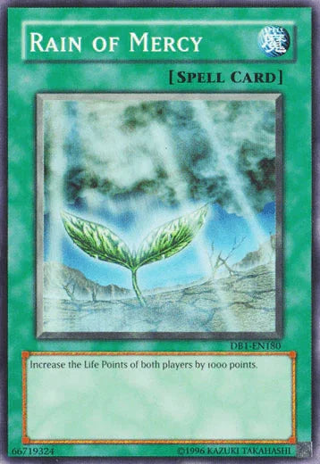 Common, Dark Beginning 1, Normal Spell, Spell, Unlimited Rain of Mercy [DB1-EN180] Common - Trading Card World