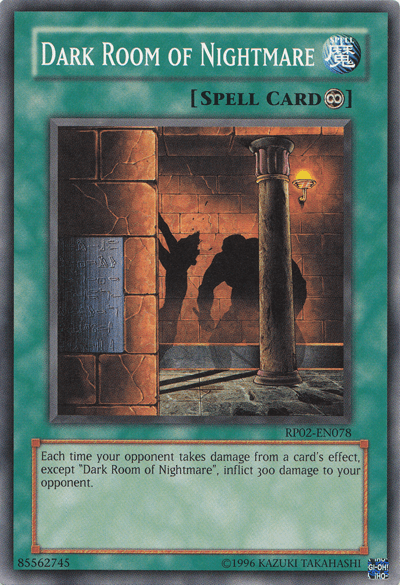 Common, Continuous Spell, Retro Pack 2, Spell, Unlimited Dark Room of Nightmare [RP02-EN078] Common - Trading Card World