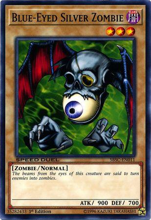1st Edition, Common, Dark, Normal Monster, Speed Duel: Scars of Battle, Zombie Blue-Eyed Silver Zombie [SBSC-EN011] Common - Trading Card World