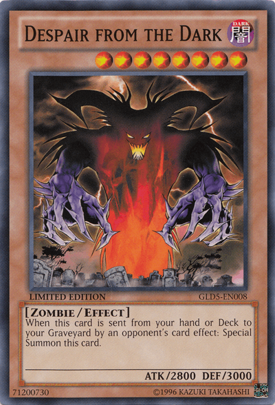 Common, Dark, Effect Monster, Gold Series: Haunted Mine, Limited, Zombie Despair from the Dark [GLD5-EN008] Common - Trading Card World