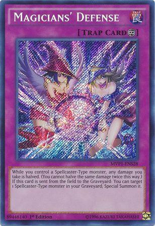 1st Edition, Continuous Trap, Secret Rare, The Dark Side of Dimensions Movie Pack: Secret Edition, Trap Magicians' Defense [MVP1-ENS28] Secret Rare - Trading Card World