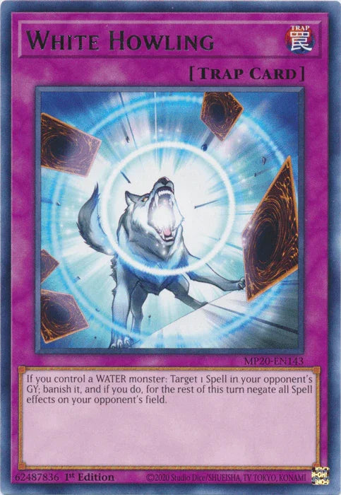 1st Edition, 2020 Tin of Lost Memories, Normal Trap, Rare, Trap White Howling [MP20-EN143] Rare - Trading Card World