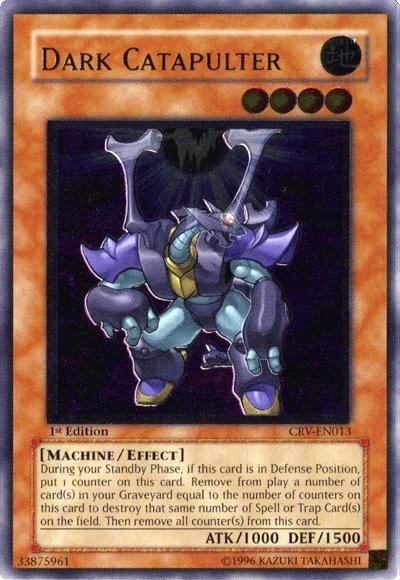 1st Edition, Cybernetic Revolution, Earth, Effect Monster, Machine, Ultimate Rare, Unlimited Dark Catapulter [CRV-EN013] Ultimate Rare - Trading Card World