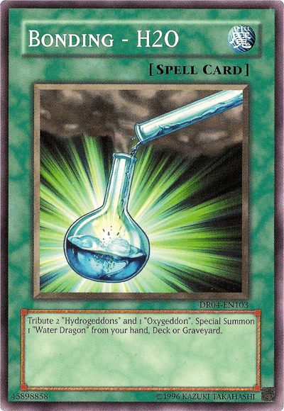 Common, Dark Revelation Volume 4, Normal Spell, Spell, Unlimited Bonding - H2O [DR04-EN103] Common - Trading Card World