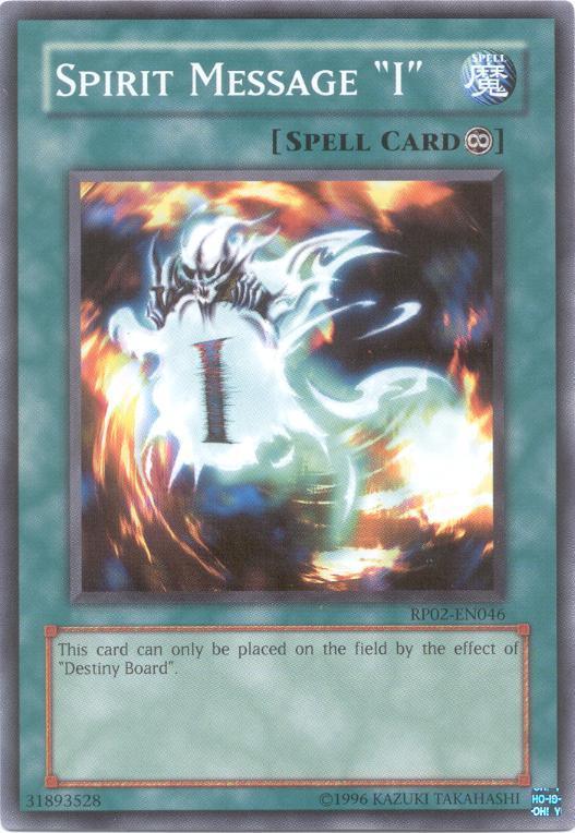 Common, Continuous Spell, Retro Pack 2, Spell, Unlimited Spirit Message "I" [RP02-EN046] Common - Trading Card World