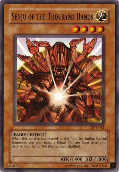 Common, Effect Monster, Fairy, Light, Tournament Pack 4, Unlimited Senju of the Thousand Hands [TP4-012] Common - Trading Card World