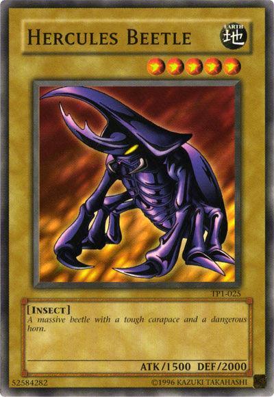 Common, Earth, Insect, Normal Monster, Tournament Pack 1, Unlimited Hercules Beetle [TP1-025] Common - Trading Card World
