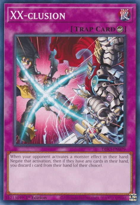 1st Edition, Common, Counter Trap, Dimension Force, Trap XX-clusion [DIFO-EN079] Common - Trading Card World