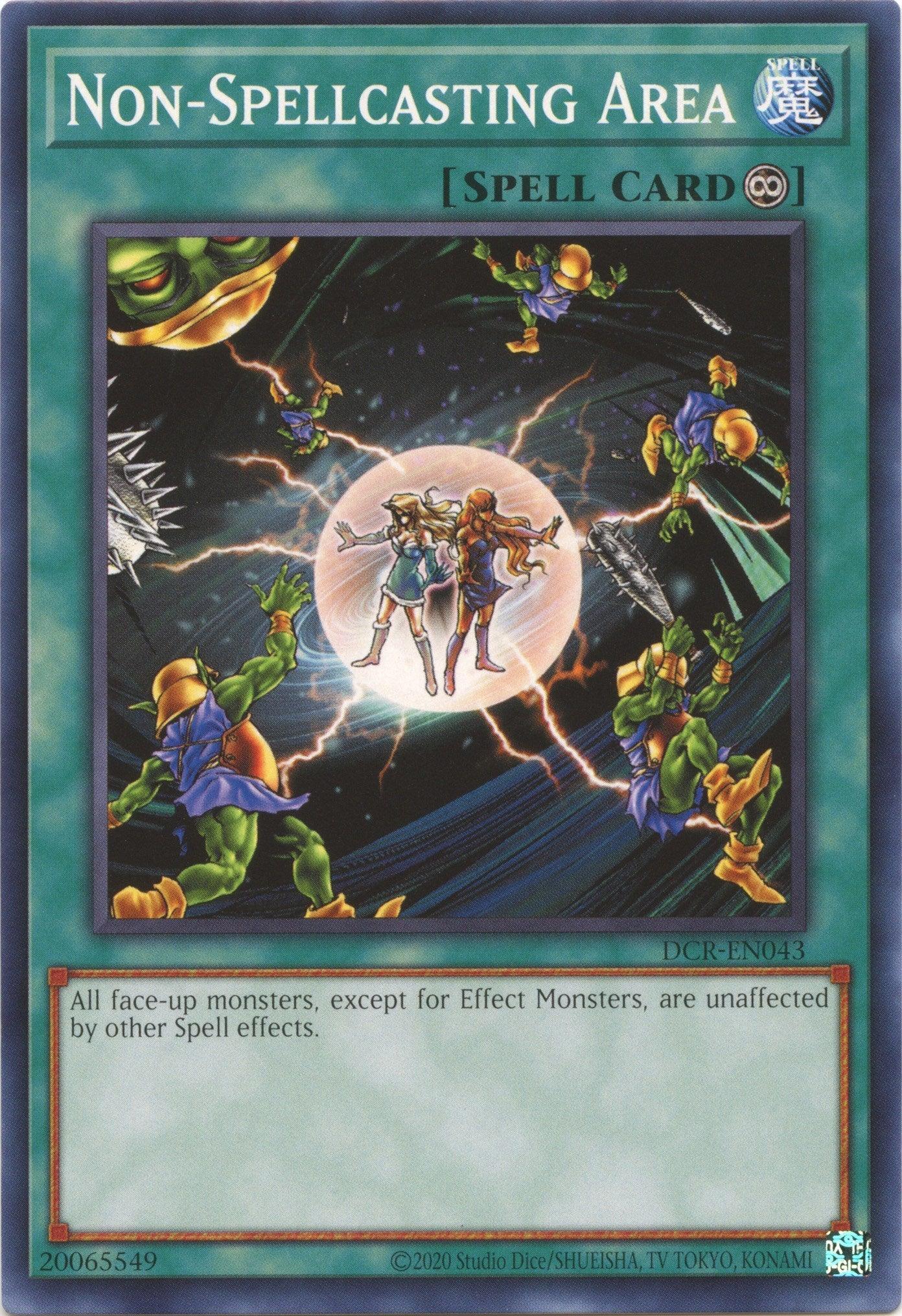 Common, Continuous Spell, Dark Crisis (25th Anniversary Edition), Spell, Unlimited Non-Spellcasting Area (25th Anniversary) [DCR-EN043] Common - Trading Card World