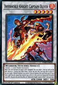 1st Edition, Fire, Phantom Rage, Super Rare, Synchro/Effect Monster, Warrior Infernoble Knight Captain Oliver [PHRA-EN038] Super Rare - Trading Card World
