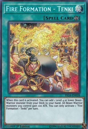1st Edition, Continuous Spell, Fists of the Gadgets, Secret Rare, Spell Fire Formation - Tenki [FIGA-EN028] Secret Rare - Trading Card World