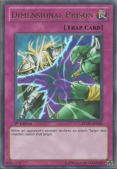 1st Edition, Normal Trap, Ra Yellow Mega Pack, Trap, Ultra Rare, Unlimited Dimensional Prison [RYMP-EN084] Ultra Rare - Trading Card World