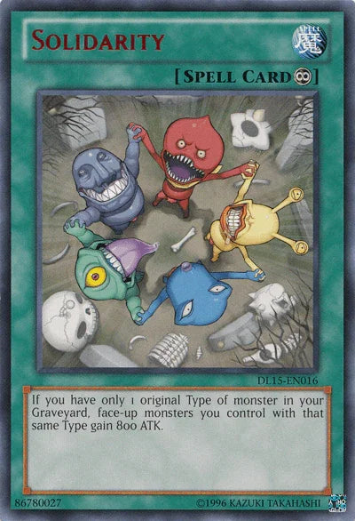 Continuous Spell, Duelist League Promo, Rare, Spell, Unlimited Solidarity (Red) [DL15-EN016] Rare - Trading Card World