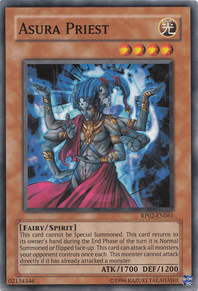 Common, Fairy, Light, Retro Pack 2, Spirit Monster, Unlimited Asura Priest [RP02-EN061] Common - Trading Card World
