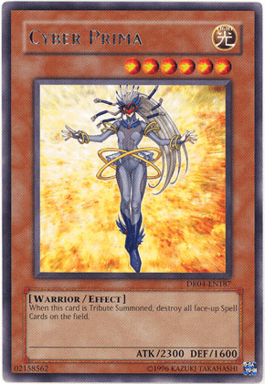 Dark Revelation Volume 4, Effect Monster, Light, Rare, Unlimited, Warrior Cyber Prima [DR04-EN187] Rare - Trading Card World