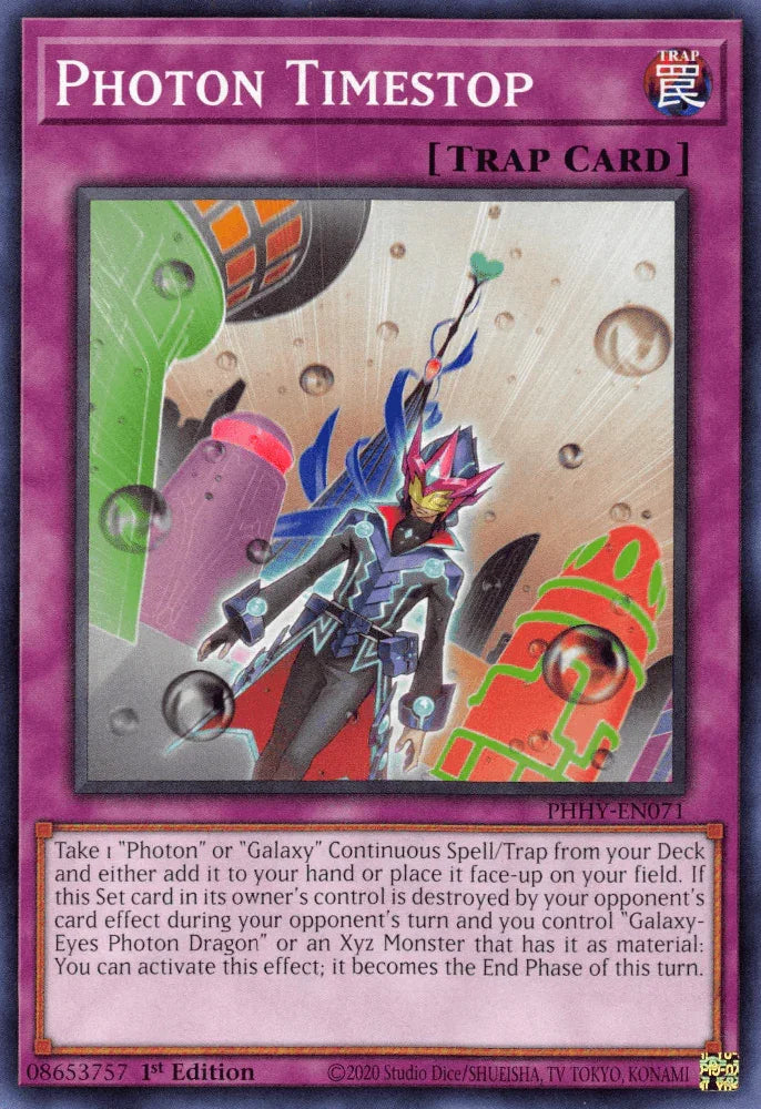 1st Edition, Common, Normal Trap, Photon Hypernova, Trap Photon Timestop [PHHY-EN071] Common - Trading Card World