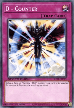 1st Edition, Common, Normal Trap, Speed Duel GX: Duel Academy Box, Trap D - Counter [SGX1-ENB19] Common - Trading Card World