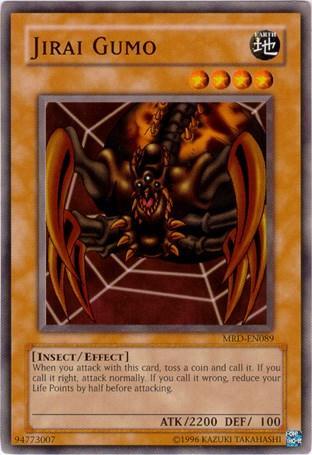 Common, Earth, Effect Monster, Insect, Metal Raiders, Unlimited Jirai Gumo [MRD-EN089] Common - Trading Card World