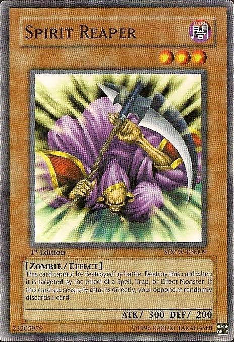 1st Edition, Common, Dark, Effect Monster, Structure Deck: Zombie World, Zombie Spirit Reaper [SDZW-EN009] Common - Trading Card World