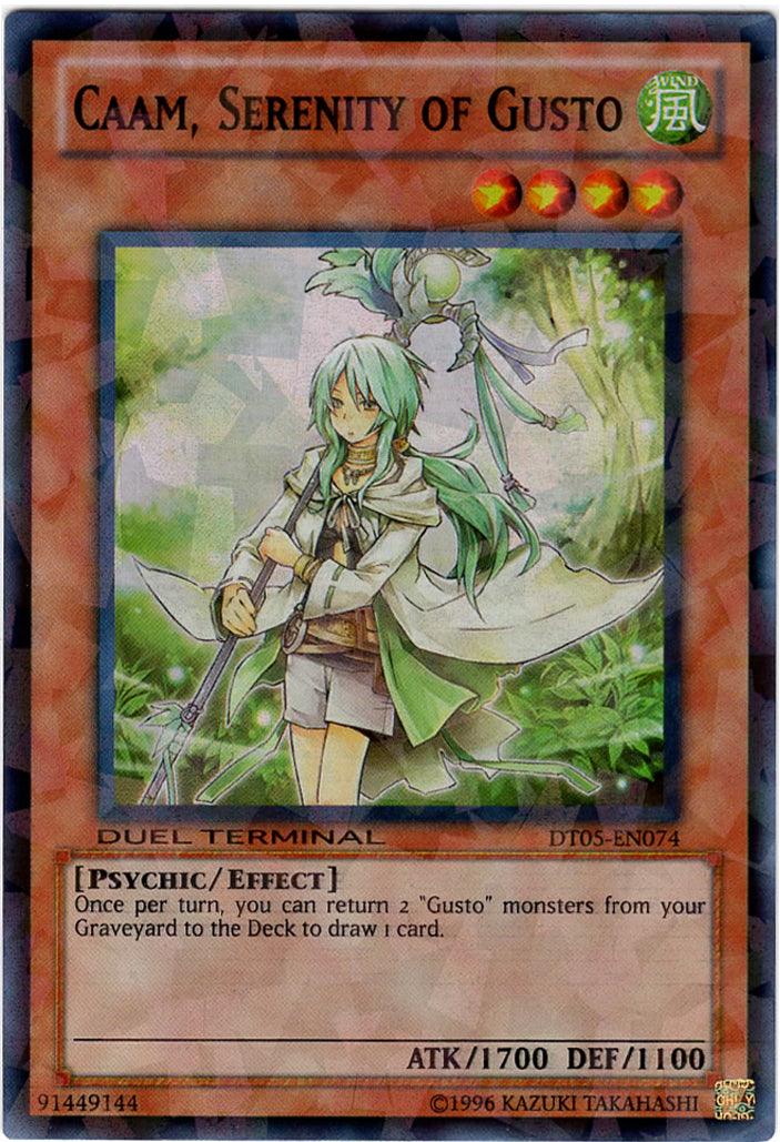 Duel Terminal 5, Effect Monster, Limited, Psychic, Super Rare, Wind Caam, Serenity of Gusto [DT05-EN074] Super Rare - Trading Card World