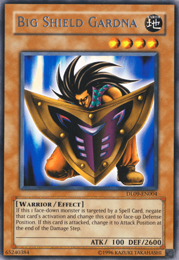 Duelist League Promo, Earth, Effect Monster, Rare, Unlimited, Warrior Big Shield Gardna (Silver) [DL09-EN004] Rare - Trading Card World