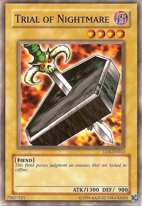 Common, Dark, Fiend, Normal Monster, The Legend of Blue Eyes White Dragon, Unlimited Trial of Nightmare [LOB-EN012] Common - Trading Card World