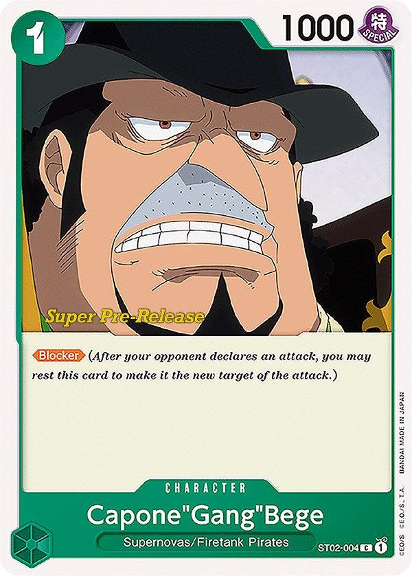Character, Common, Fallen Monk Pirates, Starter Decks, Super Pre-Release Starter Deck: Worst Generation, Supernovas Capone"Gang"Bege [Super Pre-Release Starter Deck: Worst Generation] - Trading Card World