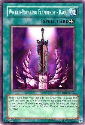 Common, Dark Revelation Volume 1, Equip Spell, Spell, Unlimited Wicked-Breaking Flamberge - Baou [DR1-EN197] Common - Trading Card World
