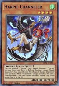 1st Edition, Effect Monster, Legendary Duelists: Season 2, Ultra Rare, Wind, Winged Beast Harpie Channeler (Green) [LDS2-EN073] Ultra Rare - Trading Card World