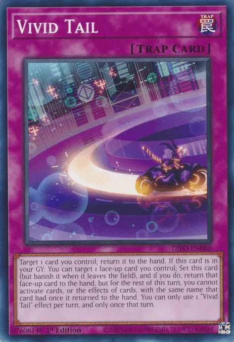 1st Edition, Common, Dimension Force, Normal Trap, Trap Vivid Tail [DIFO-EN080] Common - Trading Card World