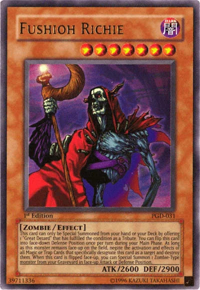 1st Edition, Dark, Effect Monster, Pharaonic Guardian, Ultra Rare, Unlimited, Zombie Fushioh Richie [PGD-031] Ultra Rare - Trading Card World