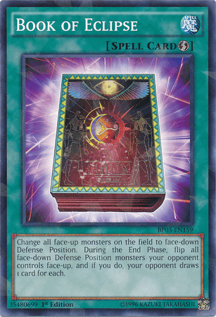 1st Edition, Battle Pack 3: Monster League, Quick Play Spell, Shatterfoil Rare, Spell Book of Eclipse [BP03-EN159] Shatterfoil Rare - Trading Card World