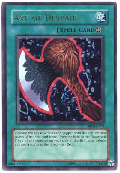 Equip Spell, Spell, Spell Ruler, Ultra Rare, Unlimited Axe of Despair [SRL-002] Ultra Rare - Trading Card World